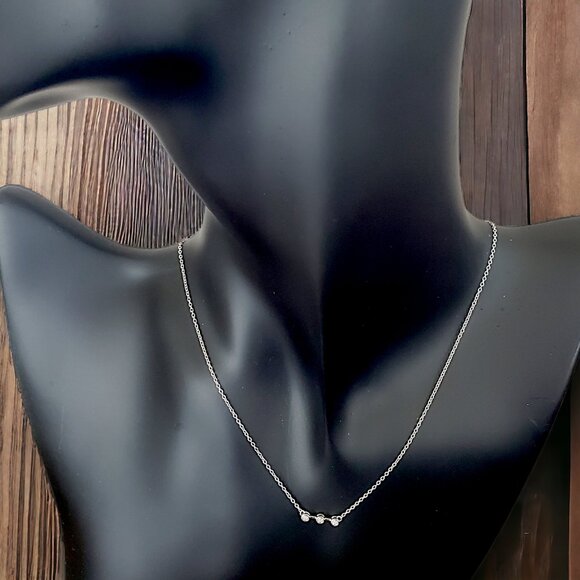 ELSIE MAY Bezel Diamond Necklace - Picture 4 of 7
